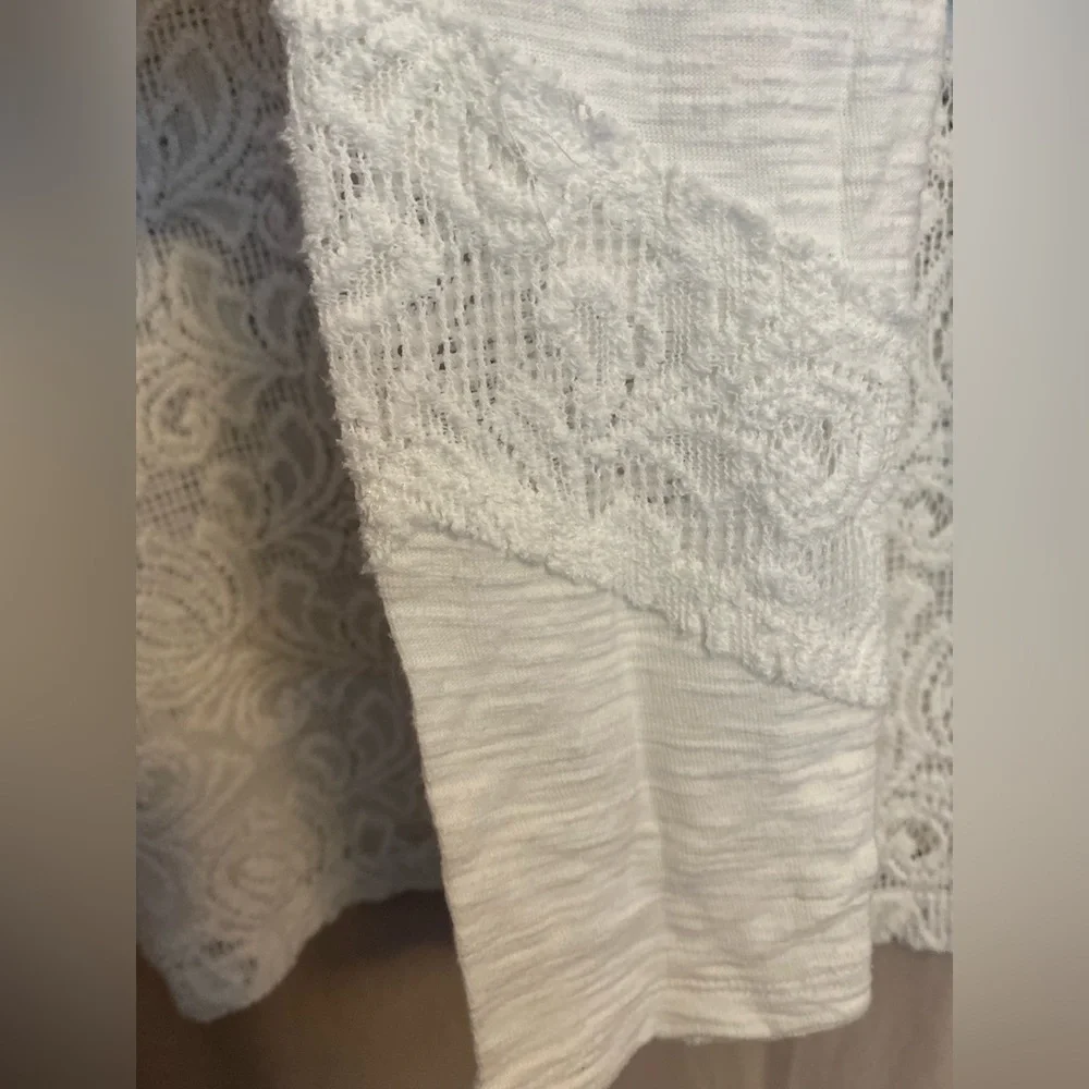 We The People+ Free People Crop Lace Tee - Picture 5 of 6
